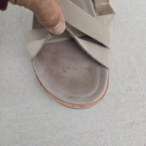 Merrell Juno Backstrap Moon Soft Nubuck Leather Strap Sandals Open Toe Womens 9 - Picture 7 of 10